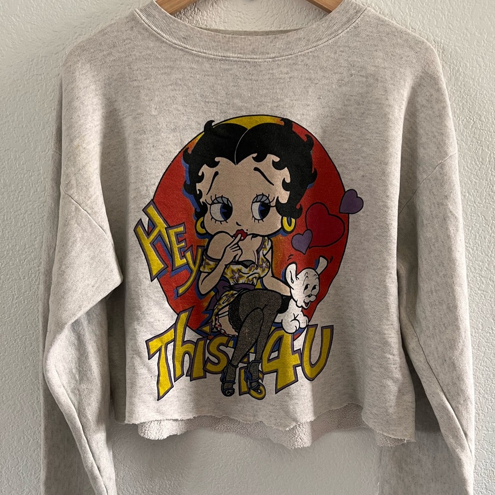 Vintage Betty Boop Sweatshirt